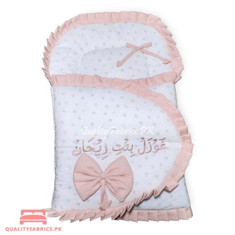 Braided Snuggle Bed & Sleeping Bag with Name