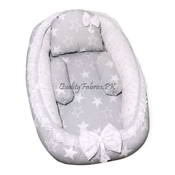 Grey Stars Theme - Snuggle Bed