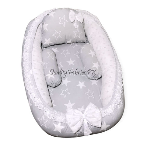 Grey Stars Theme - Snuggle Bed