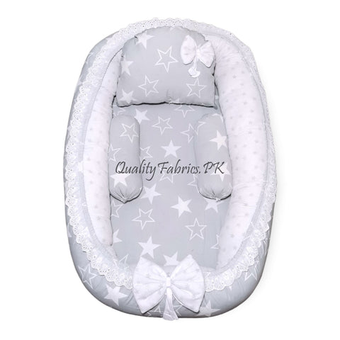 Grey Stars Theme - Snuggle Bed