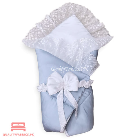 Blue Greyish Theme Frill - Sleeping Bag