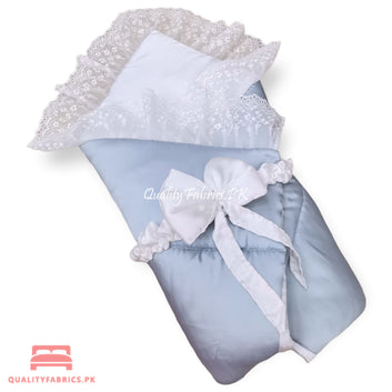 Blue Greyish Theme Frill - Sleeping Bag