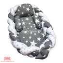 Grey Stars Braided - Snuggle Bed