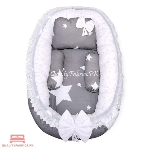 Grey Stars Theme - Snuggle Bed
