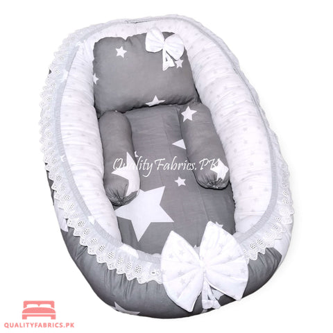 Grey Stars Theme - Snuggle Bed