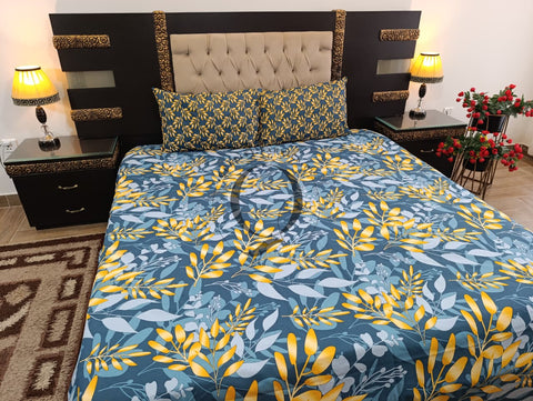 PC-1251: 4 Pillows Cotton Bed Sheet