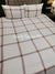 CS-228: 4 Pillows Cotton Satin Bed Sheet