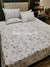 CS-240: 4 Pillows Cotton Satin Bed Sheet