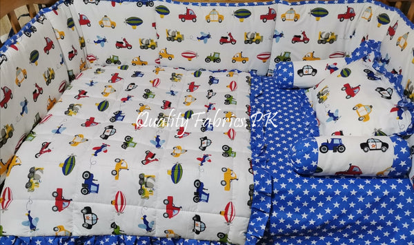 Transport store cot bedding