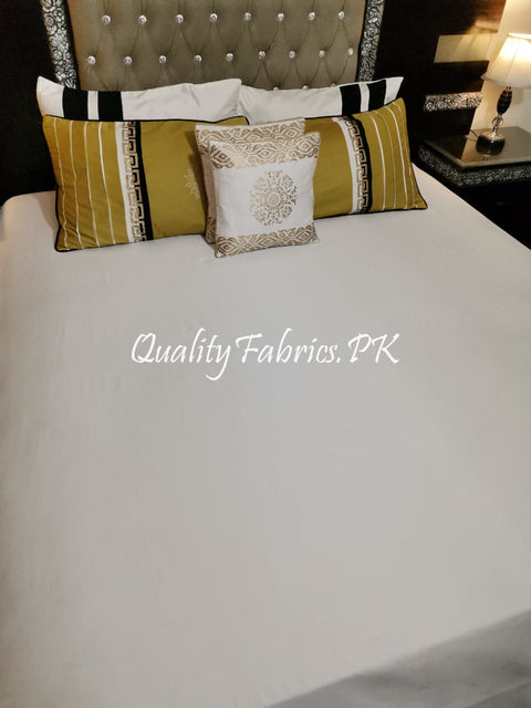 CS-467: Bridal 8 Piece Comforter Set (Block Printing & Cotton Satin Premium Quality)