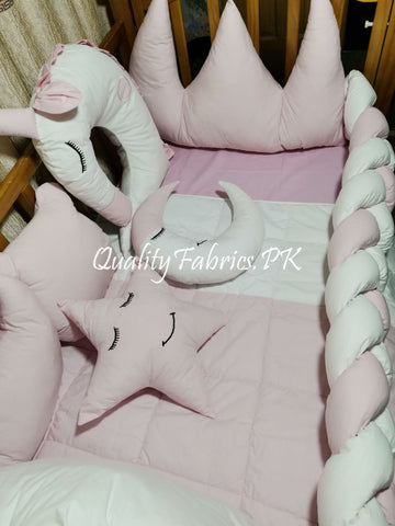 CS-538: Unicorn Theme Cot Bedding Set