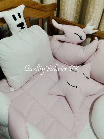 CS-538: Unicorn Theme Cot Bedding Set