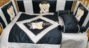 CS-565: Bear Theme Embroidered Cot Bedding Set