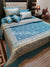 CS-595: Bridal 8 Piece Comforter Set (Block Printing & Premium Quality Cotton Satin)