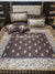 CS-613: Bridal 8 Piece Comforter Set (Block Printing & Premium Quality Cotton Satin)