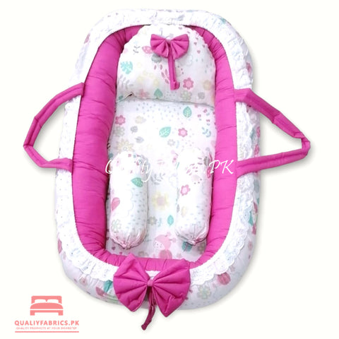 Pink Flowers Theme - Snuggle Bed