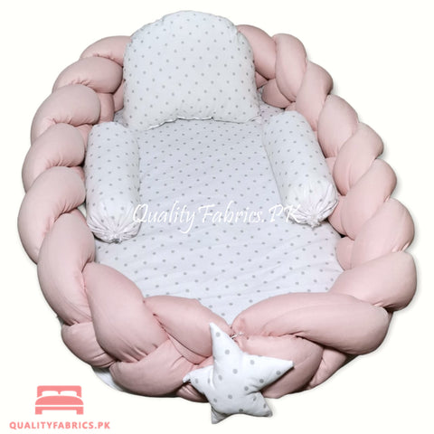 Braided Snuggle Bed & Sleeping Bag with Name