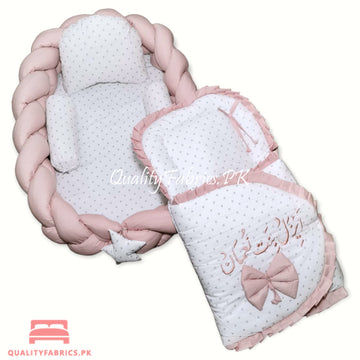 Braided Snuggle Bed & Sleeping Bag with Name