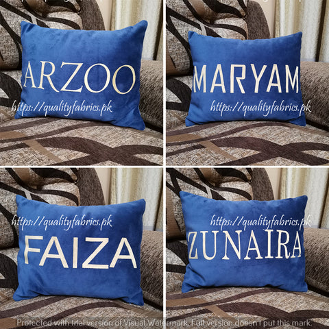 Write Your Name on Cushion